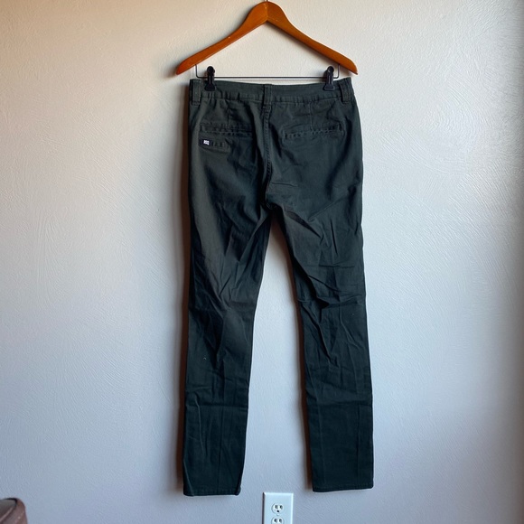 RSQ Skinny Tapered Chinos in Forest Green - Picture 2 of 5
